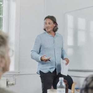 Lasse Hauge underviser